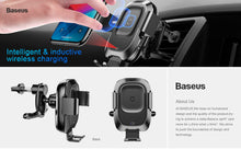 Load image into Gallery viewer, Car Wireless Charger For iPhone 11 Samsung Xiaomi Car Mount Induction Infrared Fast Wireless Charging Car Phone Holder
