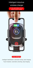 Load image into Gallery viewer, Car Wireless Charger For iPhone 11 Samsung Xiaomi Car Mount Induction Infrared Fast Wireless Charging Car Phone Holder
