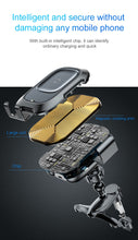 Load image into Gallery viewer, Car Wireless Charger For iPhone 11 Samsung Xiaomi Car Mount Induction Infrared Fast Wireless Charging Car Phone Holder
