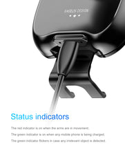 Load image into Gallery viewer, Car Wireless Charger For iPhone 11 Samsung Xiaomi Car Mount Induction Infrared Fast Wireless Charging Car Phone Holder
