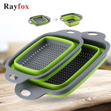 Load image into Gallery viewer, Kitchen Accessories Tools Foldable Fruit Vegetable Washing Basket Strainer Portable Colander Collapsible Drainer Kitchen Gadgets
