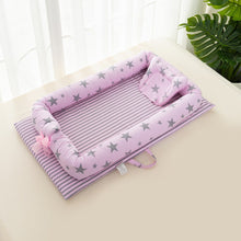 Load image into Gallery viewer, Baby Bed Portable Foldable Baby Crib Cartoon Kids Soft Cotton Nest Cradle Bedding Crib Child Nest Cotton Infant Travel Bed
