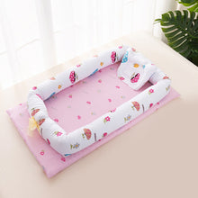 Load image into Gallery viewer, Baby Bed Portable Foldable Baby Crib Cartoon Kids Soft Cotton Nest Cradle Bedding Crib Child Nest Cotton Infant Travel Bed
