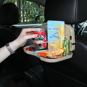 Automobile Drink shelf Table dining table for pallet truck The back seat cup holder The car back to the small plate Folding