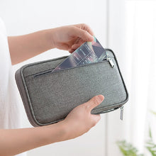 Load image into Gallery viewer, Family Travel Organiser Passport Document Holder RFID Cards Tickets Wallet Pouch Storage Bags
