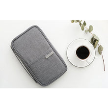 Load image into Gallery viewer, Family Travel Organiser Passport Document Holder RFID Cards Tickets Wallet Pouch Storage Bags
