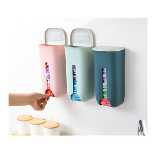 Garbage bag storage rack wall wall kitchen bathroom plastic bag storage box Nordic wind shoes set storage box