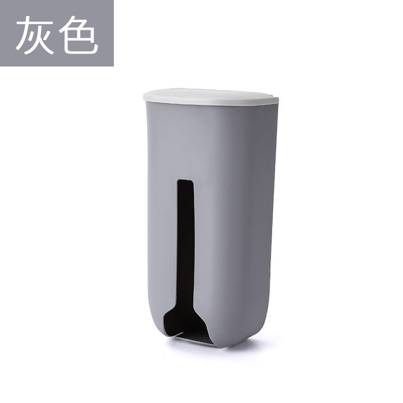 Garbage bag storage rack wall wall kitchen bathroom plastic bag storage box Nordic wind shoes set storage box