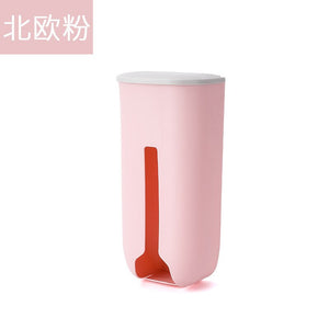 Garbage bag storage rack wall wall kitchen bathroom plastic bag storage box Nordic wind shoes set storage box