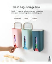 Load image into Gallery viewer, Garbage bag storage rack wall wall kitchen bathroom plastic bag storage box Nordic wind shoes set storage box
