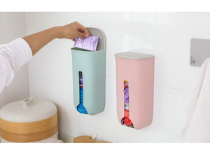 Garbage bag storage rack wall wall kitchen bathroom plastic bag storage box Nordic wind shoes set storage box