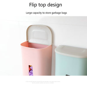 Garbage bag storage rack wall wall kitchen bathroom plastic bag storage box Nordic wind shoes set storage box