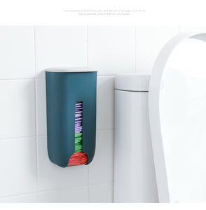 Garbage bag storage rack wall wall kitchen bathroom plastic bag storage box Nordic wind shoes set storage box