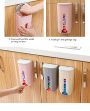 Load image into Gallery viewer, Garbage bag storage rack wall wall kitchen bathroom plastic bag storage box Nordic wind shoes set storage box
