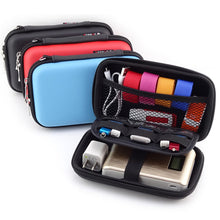 Load image into Gallery viewer, Mobile Hard Storage Box Organizer Ear Cup Disk Drive Storage Container Electronic Parts Storage Pouch 1PC Multifunction
