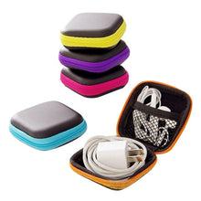 Load image into Gallery viewer, Mobile Hard Storage Box Organizer Ear Cup Disk Drive Storage Container Electronic Parts Storage Pouch 1PC Multifunction
