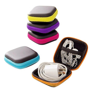 Mobile Hard Storage Box Organizer Ear Cup Disk Drive Storage Container Electronic Parts Storage Pouch 1PC Multifunction