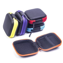Load image into Gallery viewer, Mobile Hard Storage Box Organizer Ear Cup Disk Drive Storage Container Electronic Parts Storage Pouch 1PC Multifunction
