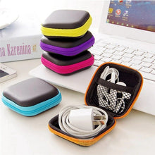 Load image into Gallery viewer, Mobile Hard Storage Box Organizer Ear Cup Disk Drive Storage Container Electronic Parts Storage Pouch 1PC Multifunction
