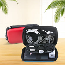 Load image into Gallery viewer, Mobile Hard Storage Box Organizer Ear Cup Disk Drive Storage Container Electronic Parts Storage Pouch 1PC Multifunction

