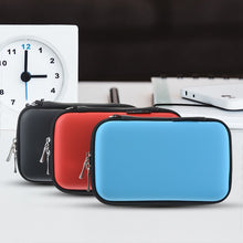 Load image into Gallery viewer, Mobile Hard Storage Box Organizer Ear Cup Disk Drive Storage Container Electronic Parts Storage Pouch 1PC Multifunction
