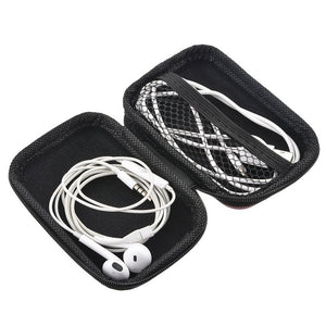 Mobile Hard Storage Box Organizer Ear Cup Disk Drive Storage Container Electronic Parts Storage Pouch 1PC Multifunction