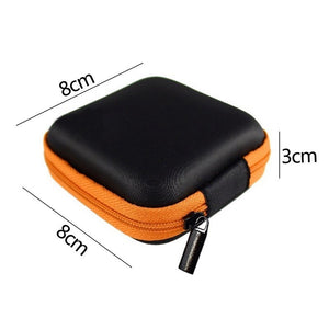 Mobile Hard Storage Box Organizer Ear Cup Disk Drive Storage Container Electronic Parts Storage Pouch 1PC Multifunction
