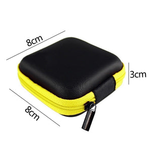 Mobile Hard Storage Box Organizer Ear Cup Disk Drive Storage Container Electronic Parts Storage Pouch 1PC Multifunction