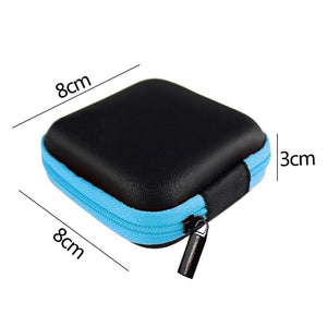 Mobile Hard Storage Box Organizer Ear Cup Disk Drive Storage Container Electronic Parts Storage Pouch 1PC Multifunction