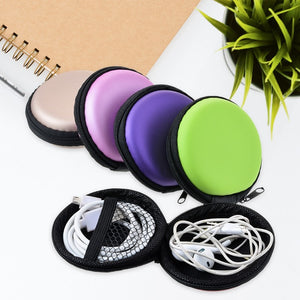 Mobile Hard Storage Box Organizer Ear Cup Disk Drive Storage Container Electronic Parts Storage Pouch 1PC Multifunction