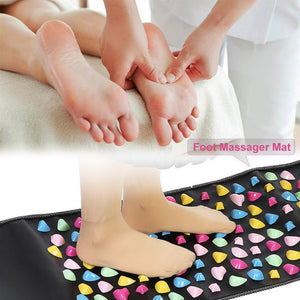 4 Types Foot Massager Mat Reflexology Walk Relax Massager Stone Pain Relieve Leg Mat  Care Pad Muscle Stimulation Pad