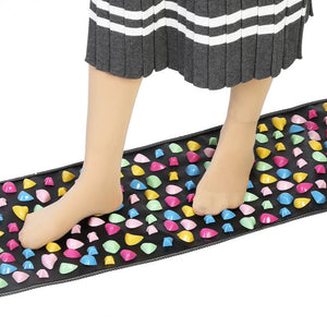 4 Types Foot Massager Mat Reflexology Walk Relax Massager Stone Pain Relieve Leg Mat  Care Pad Muscle Stimulation Pad