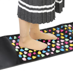 4 Types Foot Massager Mat Reflexology Walk Relax Massager Stone Pain Relieve Leg Mat  Care Pad Muscle Stimulation Pad