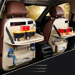 The New Durable Multifunction Foldable Adjustable Auto Car Backseat Snacks PC Storage Bag Sundries Organizer