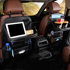 The New Durable Multifunction Foldable Adjustable Auto Car Backseat Snacks PC Storage Bag Sundries Organizer