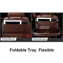 Load image into Gallery viewer, The New Durable Multifunction Foldable Adjustable Auto Car Backseat Snacks PC Storage Bag Sundries Organizer

