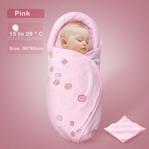 0-8M Newborn Baby Cotton Blanket Swaddle Cute Cartoon Toddler Winter Warm Sleeping Bags Sleep Sack Little Baby Stroller Wrap