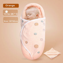 Load image into Gallery viewer, 0-8M Newborn Baby Cotton Blanket Swaddle Cute Cartoon Toddler Winter Warm Sleeping Bags Sleep Sack Little Baby Stroller Wrap
