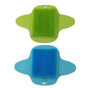 Bathroom Foot Brush Rub Feet Exfoliating Exfoliating Can hung With Suction Cup Soft Fur Foot Massage Brush Feet Cleaning Tools