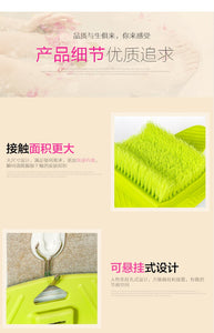 Bathroom Foot Brush Rub Feet Exfoliating Exfoliating Can hung With Suction Cup Soft Fur Foot Massage Brush Feet Cleaning Tools