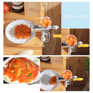Aluminium  Hand Operate Manual Meat Grinder Sausage Beef Mincer With Table top Clamp Kitchen Home Tool