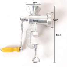 Load image into Gallery viewer, Aluminium  Hand Operate Manual Meat Grinder Sausage Beef Mincer With Table top Clamp Kitchen Home Tool
