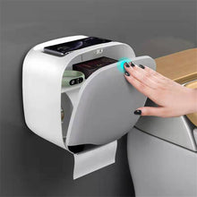 Load image into Gallery viewer, Bathroom Waterproof Tissue Box Plastic Bath Toilet Paper Holder Wall Mounted Paper Storage Box Double Layer Dispenser
