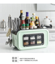 Load image into Gallery viewer, Spice Jars Spice Rack Spice Tins Spice Storage Jar Tins Pepper Seasoning Shakers Jars Seasoning Box Set Kitchen Tools

