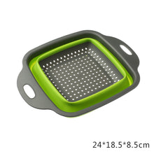 Load image into Gallery viewer, Kitchen Accessories Tools Foldable Fruit Vegetable Washing Basket Strainer Portable Colander Collapsible Drainer Kitchen Gadgets
