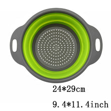 Load image into Gallery viewer, Kitchen Accessories Tools Foldable Fruit Vegetable Washing Basket Strainer Portable Colander Collapsible Drainer Kitchen Gadgets
