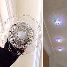 Load image into Gallery viewer, Modern LED Crystal Ceiling Light Circular Mini Ceiling Lamp Luminarias Rotunda Light For Living Room Aisle Corridor Kitchen
