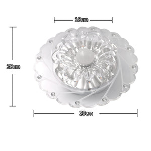 Modern LED Crystal Ceiling Light Circular Mini Ceiling Lamp Luminarias Rotunda Light For Living Room Aisle Corridor Kitchen